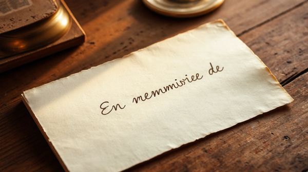 Exemples touchants de lettres de condoléances pour un cousin
