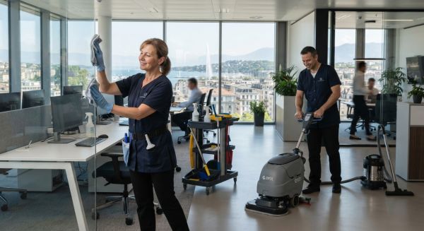 Solutions de propreté adaptées aux entreprises du bassin genevois